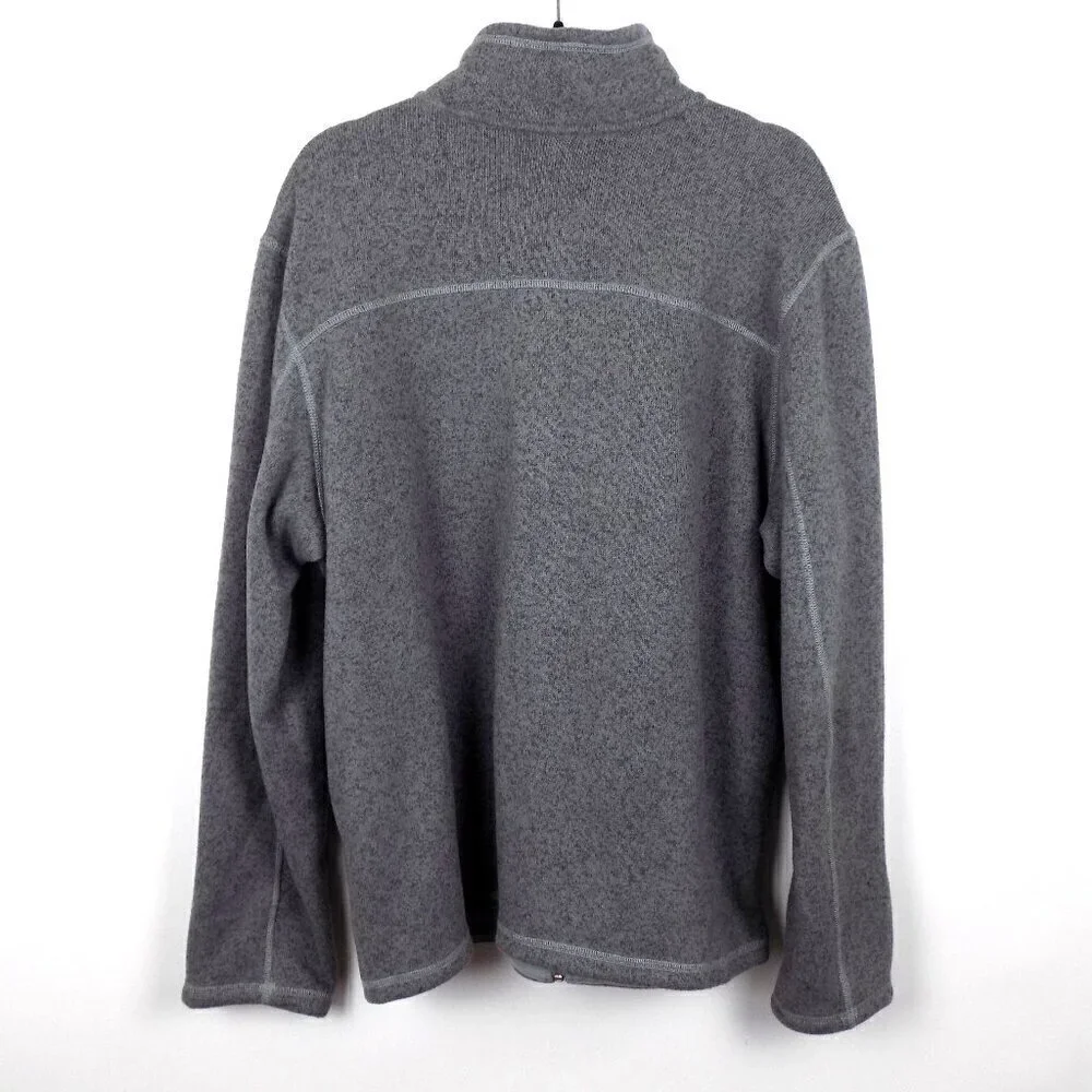 The North Face Men's Sweater Jacket Size XL Heathered Gray Gordon Lyons